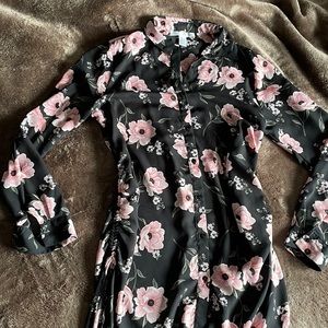 Floral long blouse